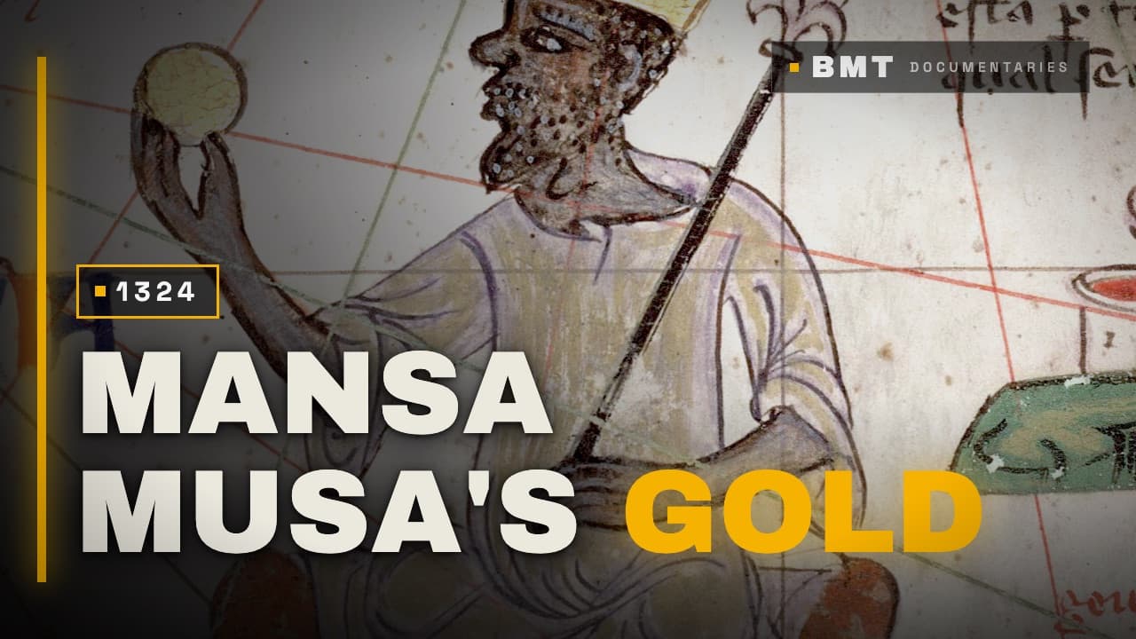 Mansa Musa's Gold — real thumbnail rendered by the documentary engine